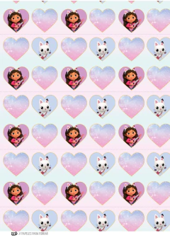 Kit imprimible La Casa de muñecas Gabby