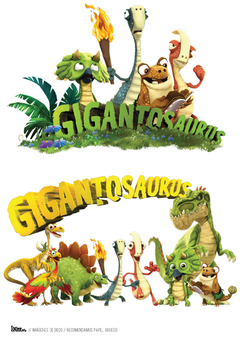 KIT IMPRIMIBLE GIGANTOSAURUS nenas - comprar online