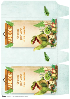 KIT IMPRIMIBLE GIGANTOSAURUS varón - comprar online