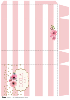 Imagem do Kit imprimible Flores & Glitters II