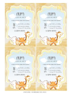 KIT IMPRIMIBLE GLOBITO CON ANIMALES - comprar online