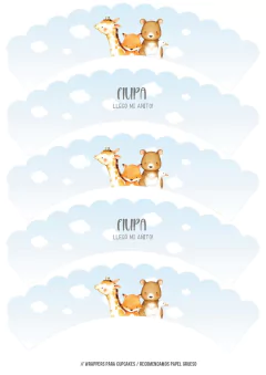 KIT IMPRIMIBLE GLOBITO CON ANIMALES on internet