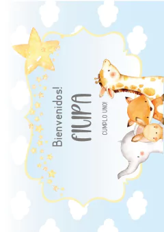 KIT IMPRIMIBLE GLOBITO CON ANIMALES