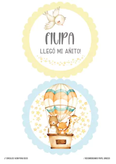 KIT IMPRIMIBLE GLOBITO CON ANIMALES - online store