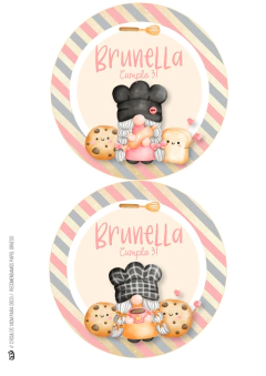 Imagen de Kit imprimible Gnomos cocineros