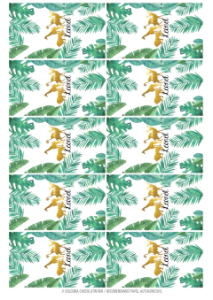 KIT IMPRIMIBLE SELVA DORADA - tienda online
