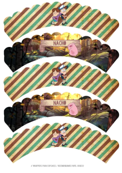 KIT IMPRIMIBLE GRAVITY FALLS - online store
