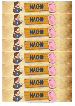 KIT IMPRIMIBLE GRAVITY FALLS