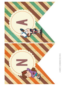 Kit imprimible Gravity falls en internet