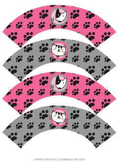 Kit imprimible perros, gatos y panda - tienda online