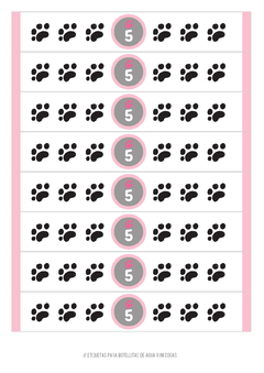 Imagen de Kit imprimible perros, gatos y panda