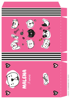 Kit imprimible perros, gatos y panda - tienda online