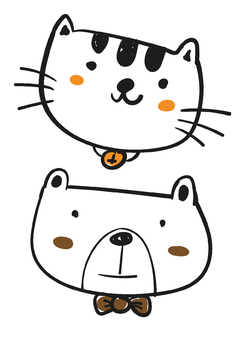 Kit imprimible perros, gatos y panda en internet