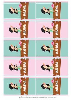 KIT IMPRIMIBLE HAWAIANA - tienda online