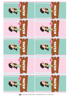 KIT IMPRIMIBLE HAWAIANA - tienda online