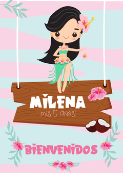 KIT IMPRIMIBLE HAWAIANA - comprar online