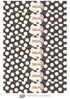KIT IMPRIMIBLE HELADOS VINTAGE - buy online