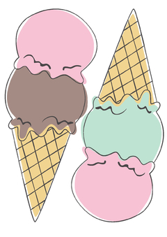 KIT IMPRIMIBLE HELADOS VINTAGE