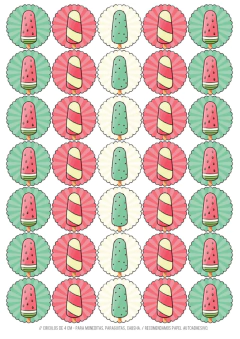 Imagen de Kit imprimible Helados