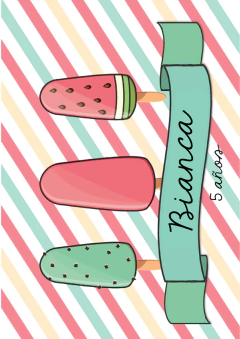 Kit imprimible Helados en internet