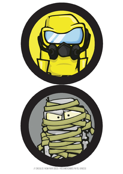 Kit imprimible zombie infection