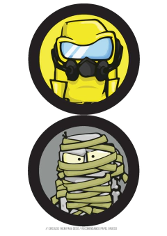 Kit imprimible zombie infection
