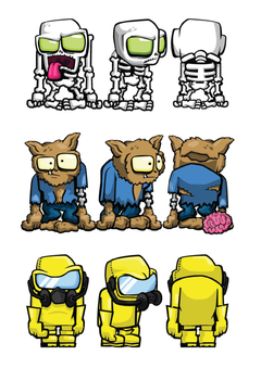 Kit imprimible zombie infection - Tres Cerditos Kits Imprimibles