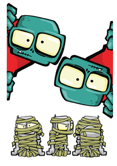 Kit imprimible zombie infection - online store