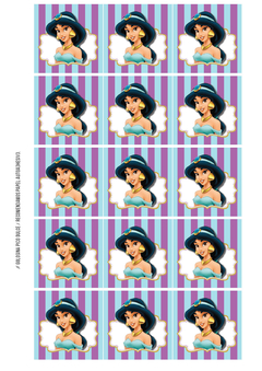 Kit imprimible Jazmin Princesa - tienda online