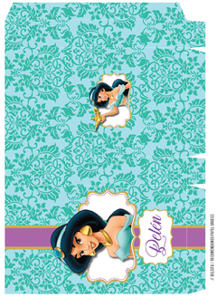 Kit imprimible Jazmin Princesa - Tres Cerditos Kits Imprimibles