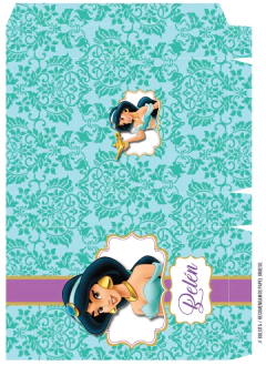 Kit imprimible Jazmin Princesa - Tres Cerditos Kits Imprimibles