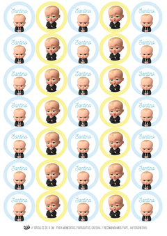 KIT IMPRIMIBLE JEFE BEBE - Tres Cerditos Kits Imprimibles