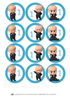 Imagen de KIT IMPRIMIBLE JEFE BEBE