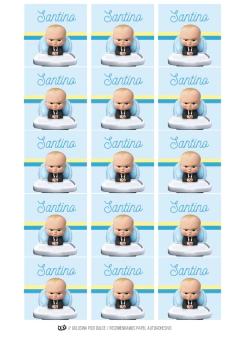 KIT IMPRIMIBLE JEFE BEBE - comprar online