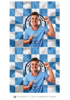 KIT IMPRIMIBLE Manchester City Julián Alvarez - tienda online