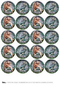 KIT IMPRIMIBLE JURASSIC WORLD en internet
