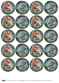 KIT IMPRIMIBLE JURASSIC WORLD en internet