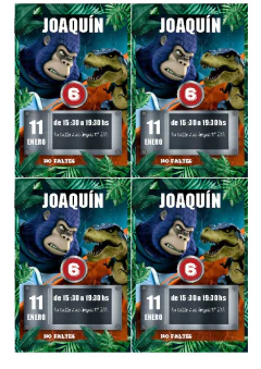 KIT IMPRIMIBLE Kong Rey de los Monos - Tres Cerditos Kits Imprimibles