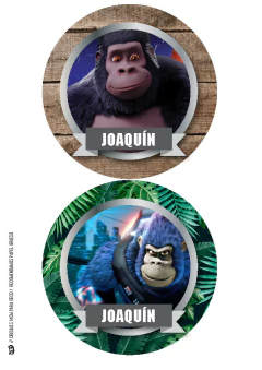 Imagen de KIT IMPRIMIBLE Kong Rey de los Monos