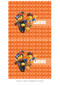 Kit imprimible Lego movie en internet