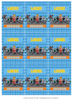 Kit imprimible Lego movie - comprar online