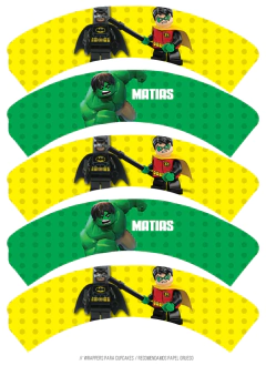 Kit imprimible Superheroes Lego - tienda online