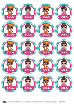Imagen de KIT IMPRIMIBLE MUÑECAS LOL