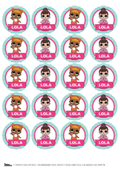 Imagen de KIT IMPRIMIBLE MUÑECAS LOL