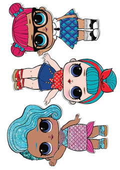 KIT IMPRIMIBLE MUÑECAS LOL - tienda online
