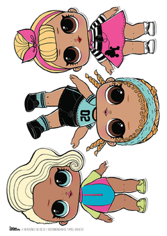 Imagen de KIT IMPRIMIBLE MUÑECAS LOL