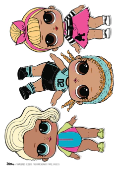 Imagen de KIT IMPRIMIBLE MUÑECAS LOL
