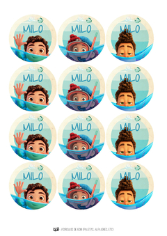 Imagen de Kit imprimible Luca Movie Pixar