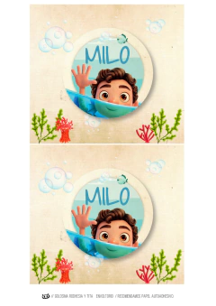 Kit imprimible Luca Movie Pixar