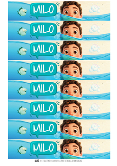 Kit imprimible Luca Movie Pixar - Tres Cerditos Kits Imprimibles
